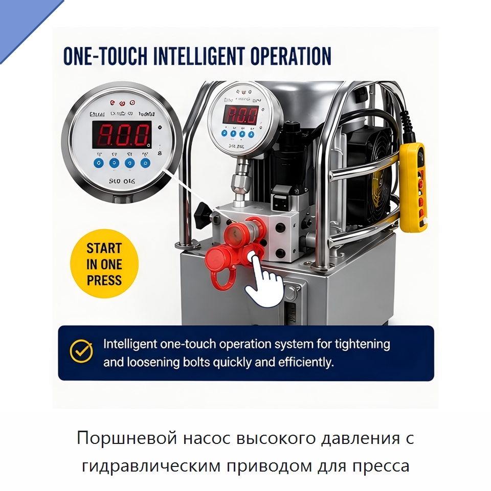 Поршневой насос высокого давления с гидравлическим приводом для пресса — Насосы