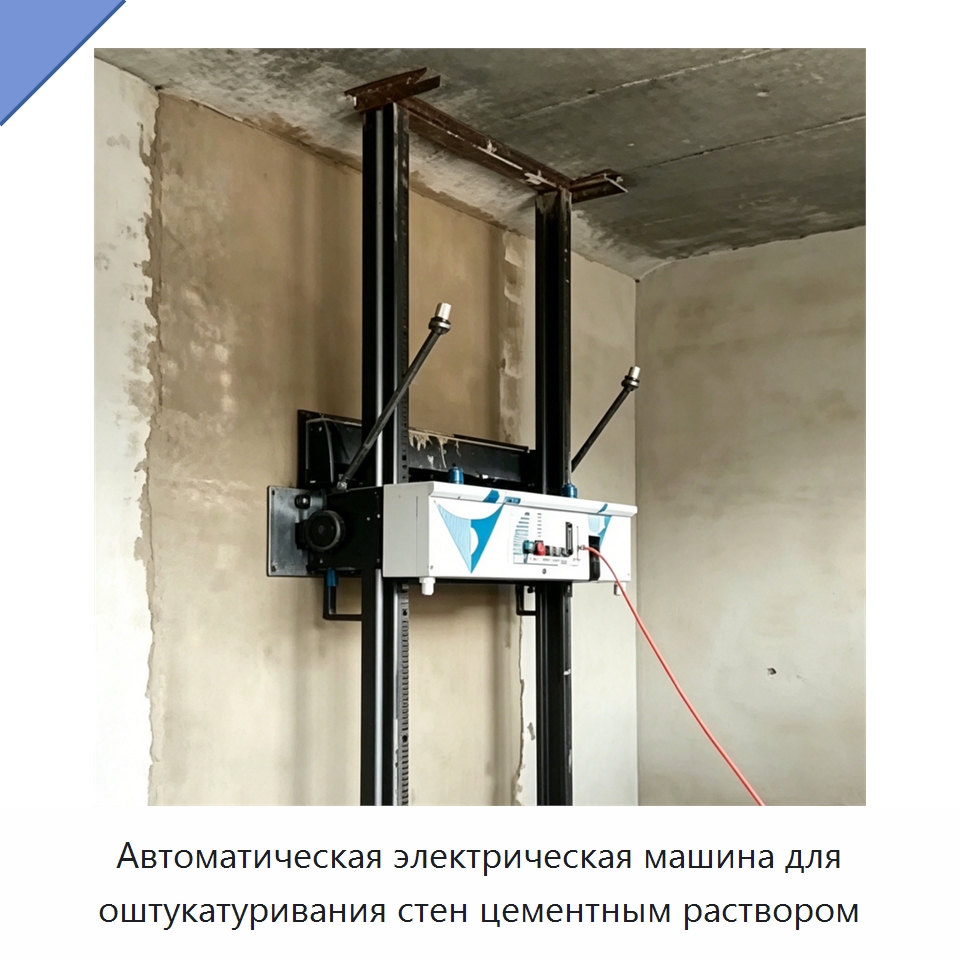 Автоматическая электрическая машина для оштукатуривания стен цементным раствором — Штукатурные машины