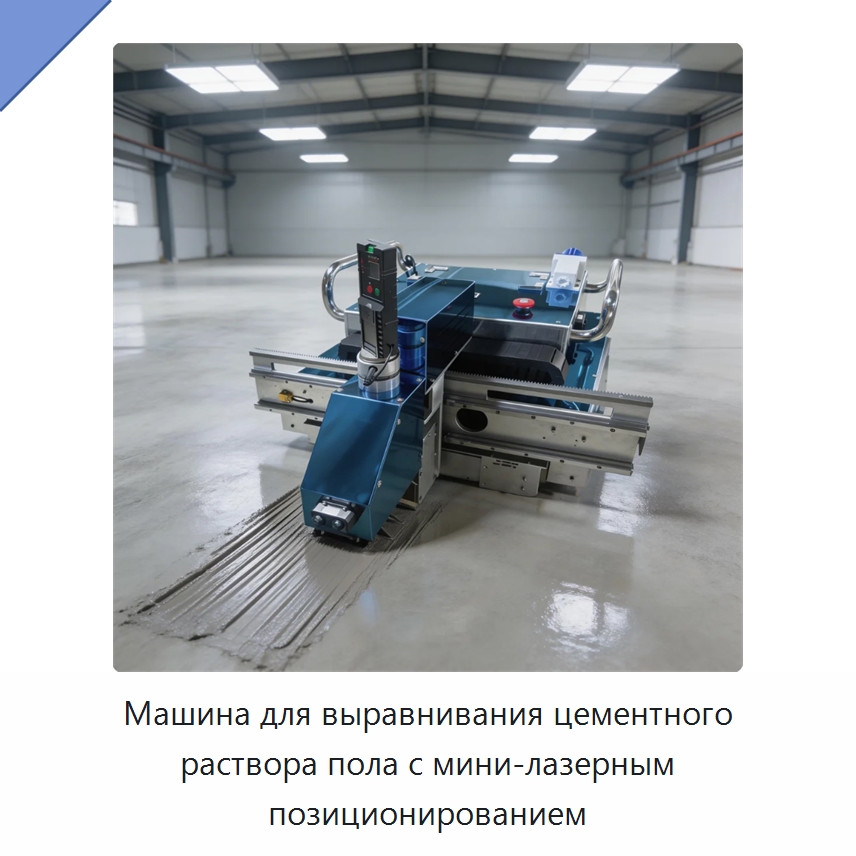Машина для выравнивания цементного раствора пола с мини-лазерным позиционированием — Строительная техника
