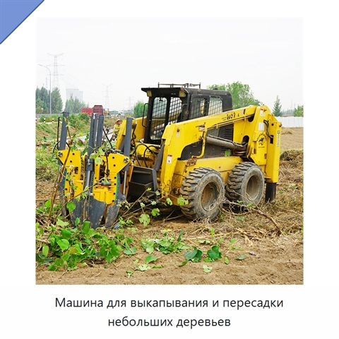 Машина для выкапывания и пересадки небольших деревьев