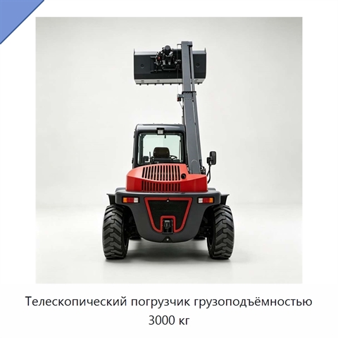 Телескопический погрузчик грузоподъёмностью 3000 кг