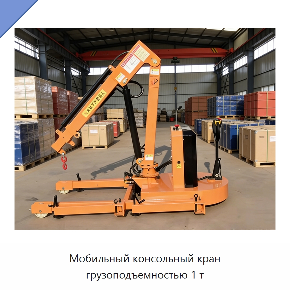 Мобильный консольный кран грузоподъемностью 1 т — Краны