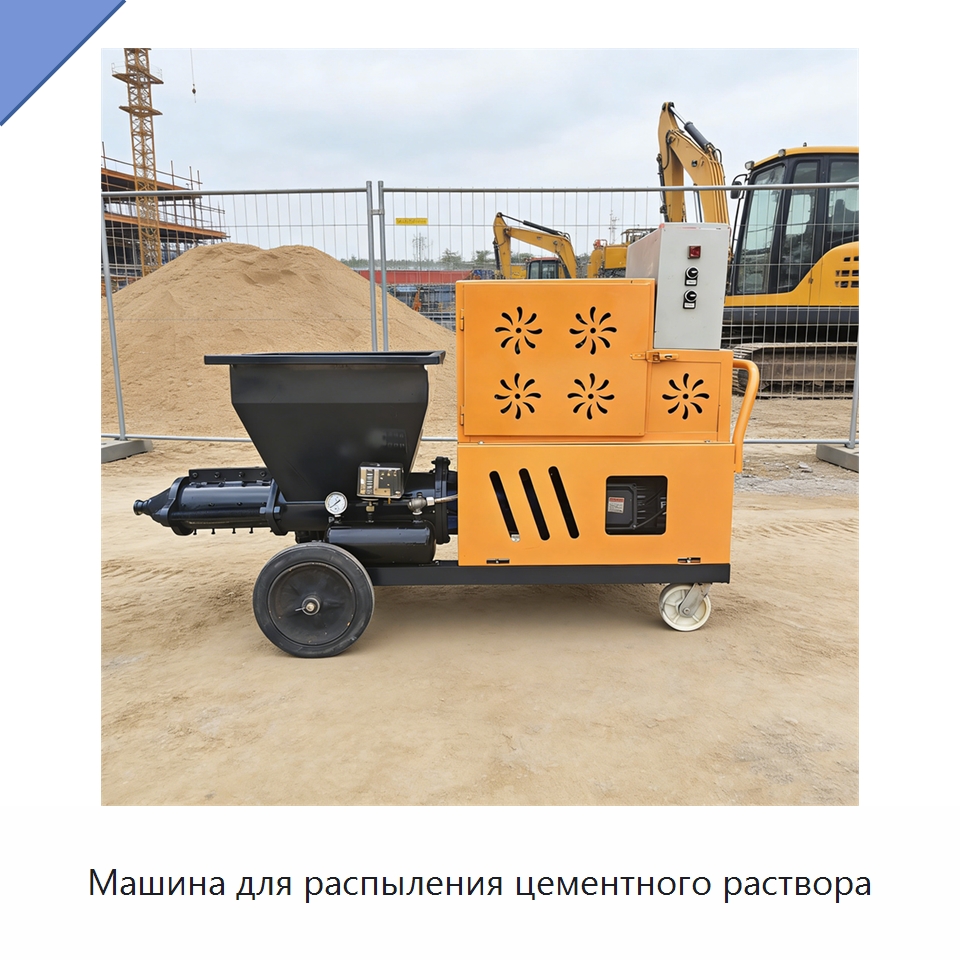 Машина для распыления цементного раствора — Штукатурные станции