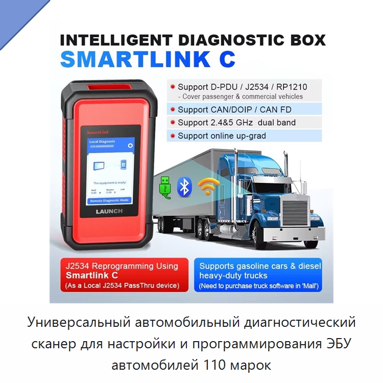 Универсальный автомобильный диагностический сканер для настройки и программирования ЭБУ автомобилей 110 марок — Диагностическое оборудование
