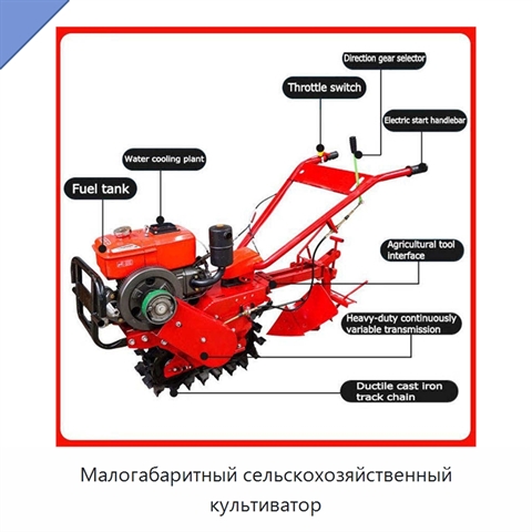 Малогабаритный сельскохозяйственный культиватор