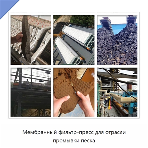 Мембранный фильтр-пресс для отрасли промывки песка