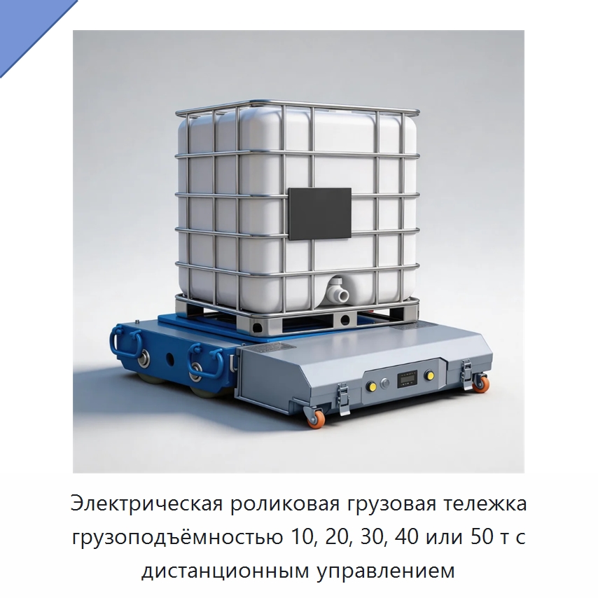 Электрическая роликовая грузовая тележка грузоподъёмностью 10, 20, 30, 40 или 50 т с дистанционным управлением — Прочее подъемно-транспортное оборудование