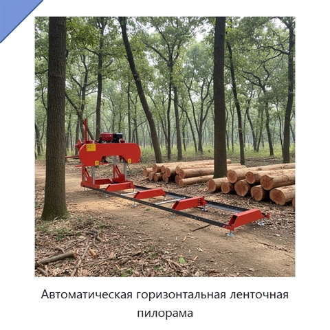 Автоматическая горизонтальная ленточная пилорама