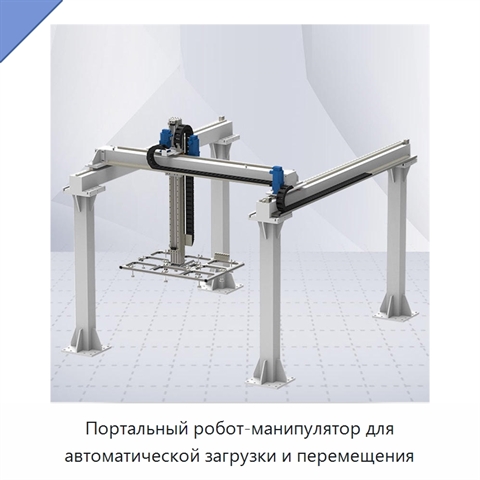 Портальный робот-манипулятор для автоматической загрузки и перемещения