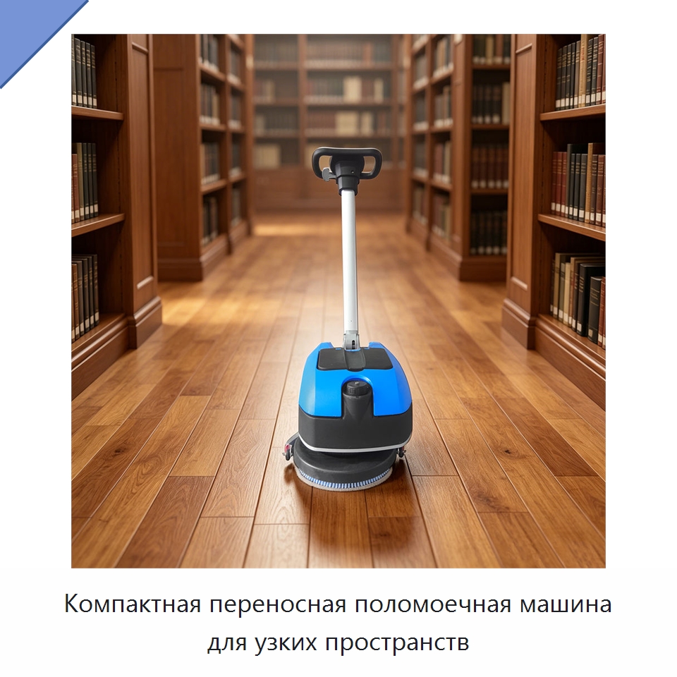 Компактная переносная поломоечная машина для узких пространств — Подметальные машины