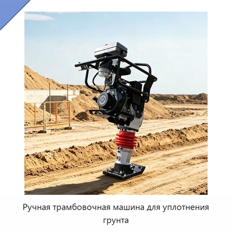 Ручная трамбовочная машина для уплотнения грунта