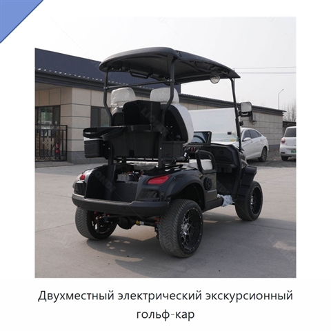 Двухместный электрический экскурсионный гольф-кар