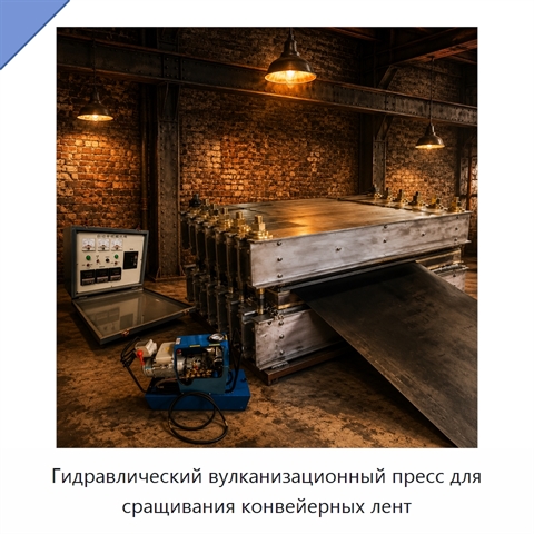 Гидравлический вулканизационный пресс для сращивания конвейерных лент