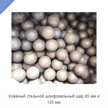 Кованый стальной шлифовальный шар 65 мм и 125 мм — Подшипниковые шарики
