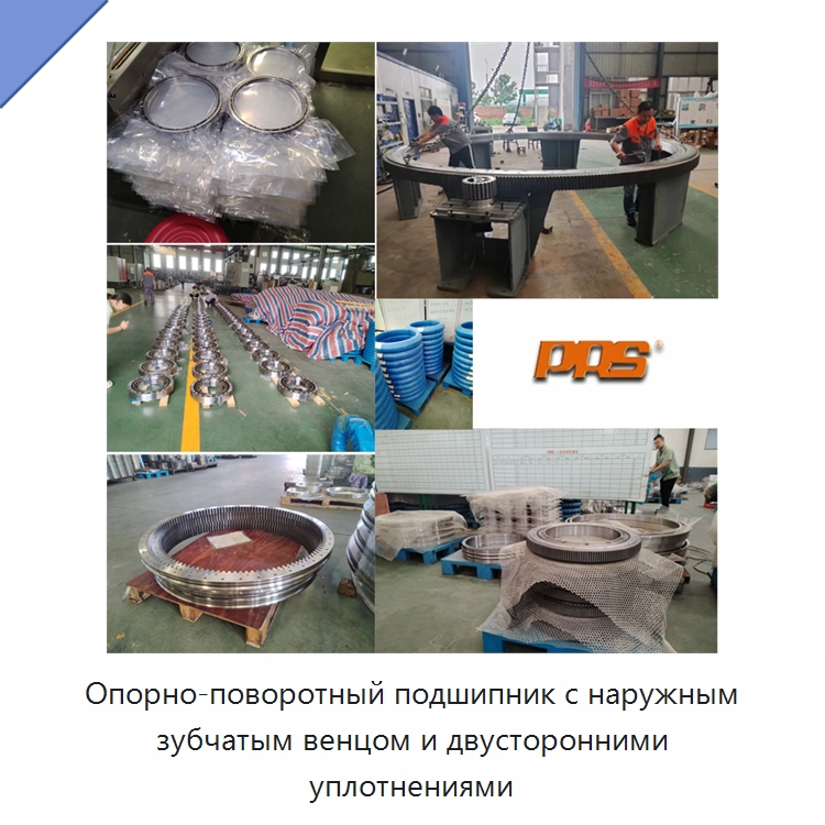 Опорно-поворотный подшипник с наружным зубчатым венцом и двусторонними уплотнениями — Опорно-поворотные подшипники