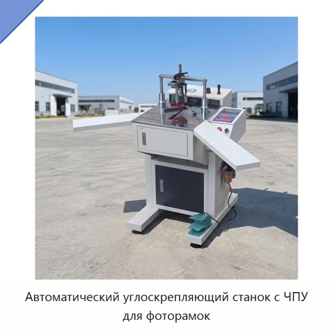Автоматический углоскрепляющий станок с ЧПУ для фоторамок