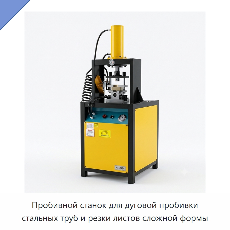 Пробивной станок для дуговой пробивки стальных труб и резки листов сложной формы — Пробивные станки