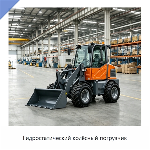Гидростатический колёсный погрузчик