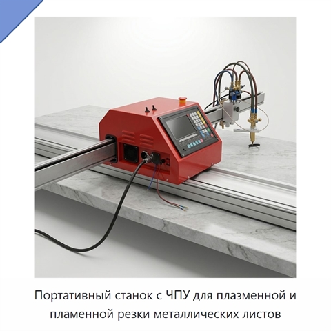 Портативный станок с ЧПУ для плазменной и пламенной резки металлических листов