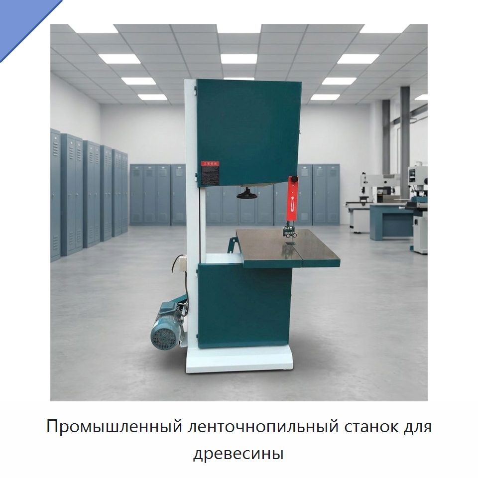 Промышленный ленточнопильный станок для древесины — Металлорежущие станки