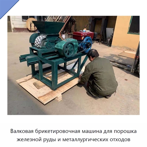 Валковая брикетировочная машина для порошка железной руды и металлургических отходов