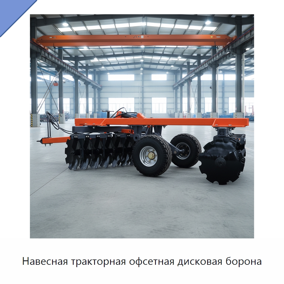 Навесная тракторная офсетная дисковая борона — Культиваторы