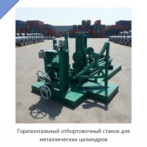 Горизонтальный отбортовочный станок для металлических цилиндров