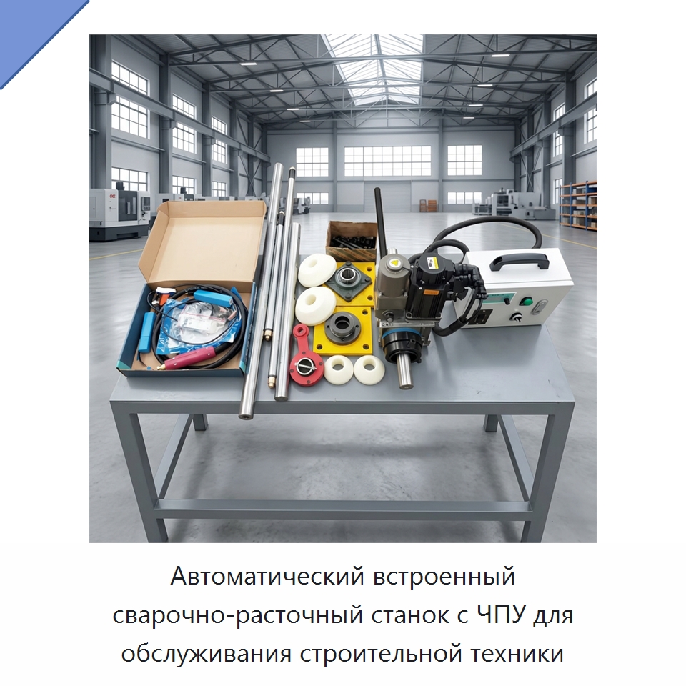 Автоматический встроенный сварочно-расточный станок с ЧПУ для обслуживания строительной техники — Строительная техника