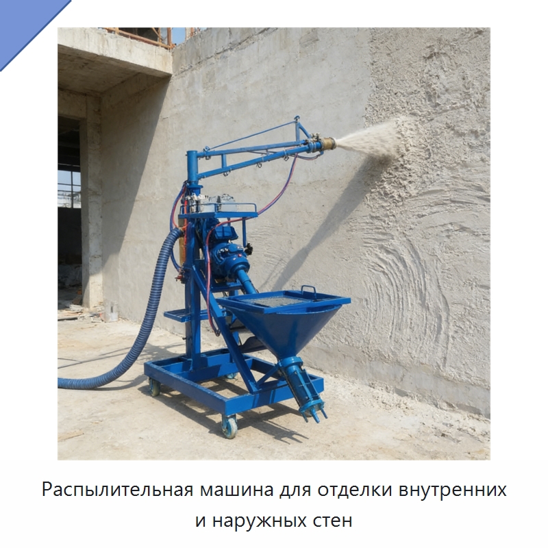 Распылительная машина для отделки внутренних и наружных стен — Штукатурные станции