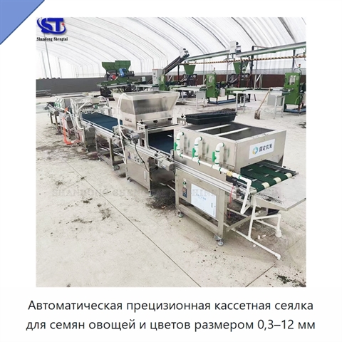 Автоматическая прецизионная кассетная сеялка для семян овощей и цветов размером 0,3–12 мм