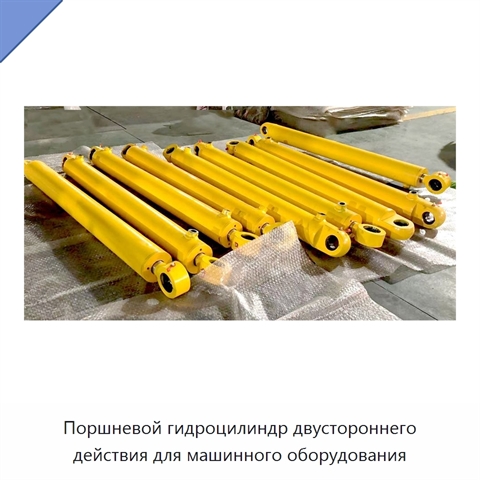 Поршневой гидроцилиндр двустороннего действия для машинного оборудования
