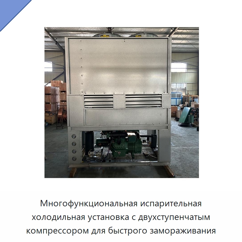 Многофункциональная испарительная холодильная установка с двухступенчатым компрессором для быстрого замораживания — Компрессорно-конденсаторные агрегаты