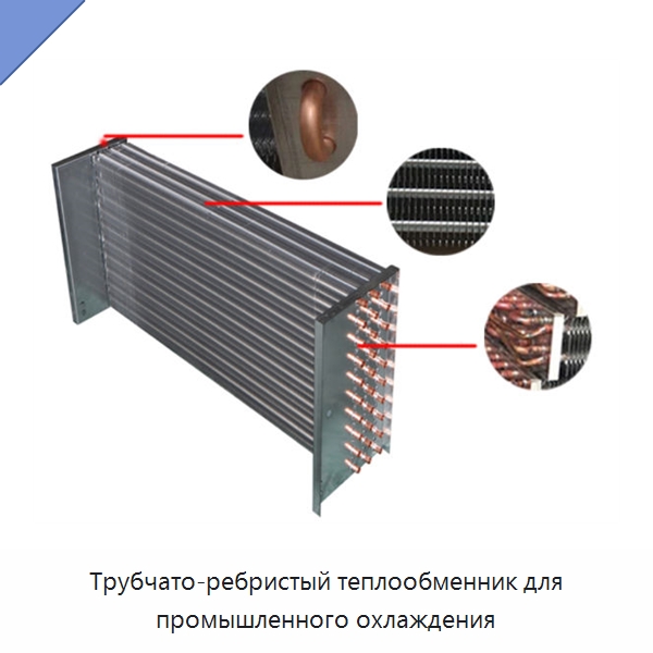 Трубчато-ребристый теплообменник для промышленного охлаждения — Теплообменники