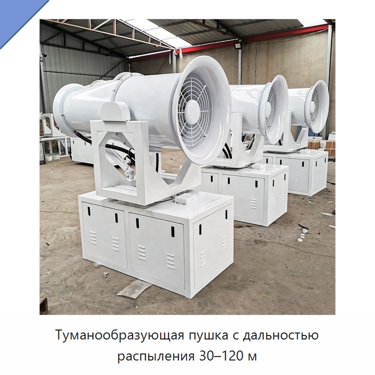 Туманообразующая пушка с дальностью распыления 30–120 м — Горнодобывающее оборудование