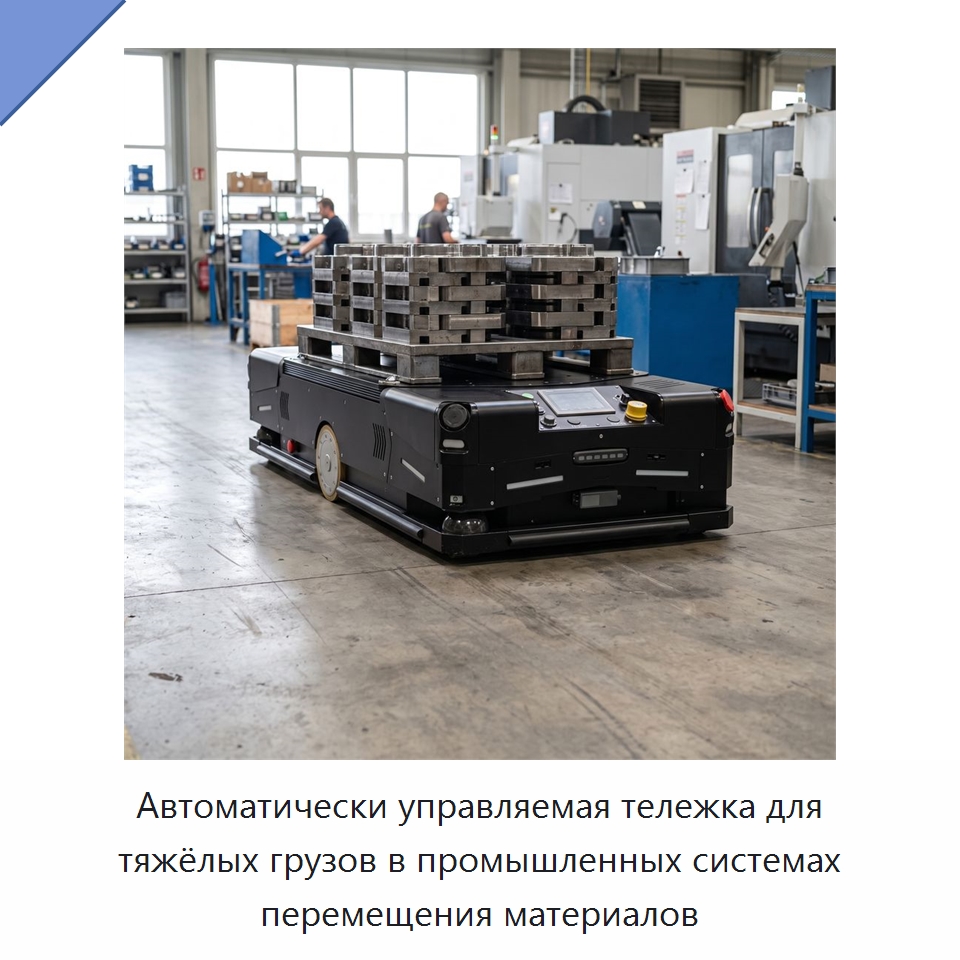 Автоматически управляемая тележка для тяжёлых грузов в промышленных системах перемещения материалов — Вилочные погрузчики