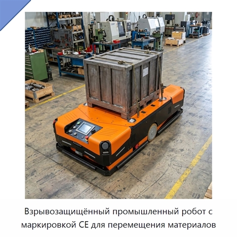 Взрывозащищённый промышленный робот с маркировкой CE для перемещения материалов