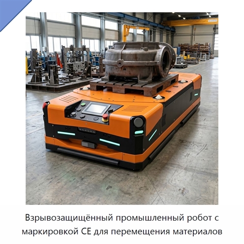 Взрывозащищённый промышленный робот с маркировкой CE для перемещения материалов