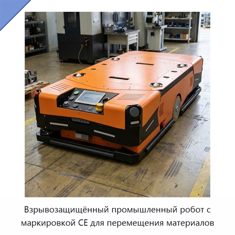 Взрывозащищённый промышленный робот с маркировкой CE для перемещения материалов