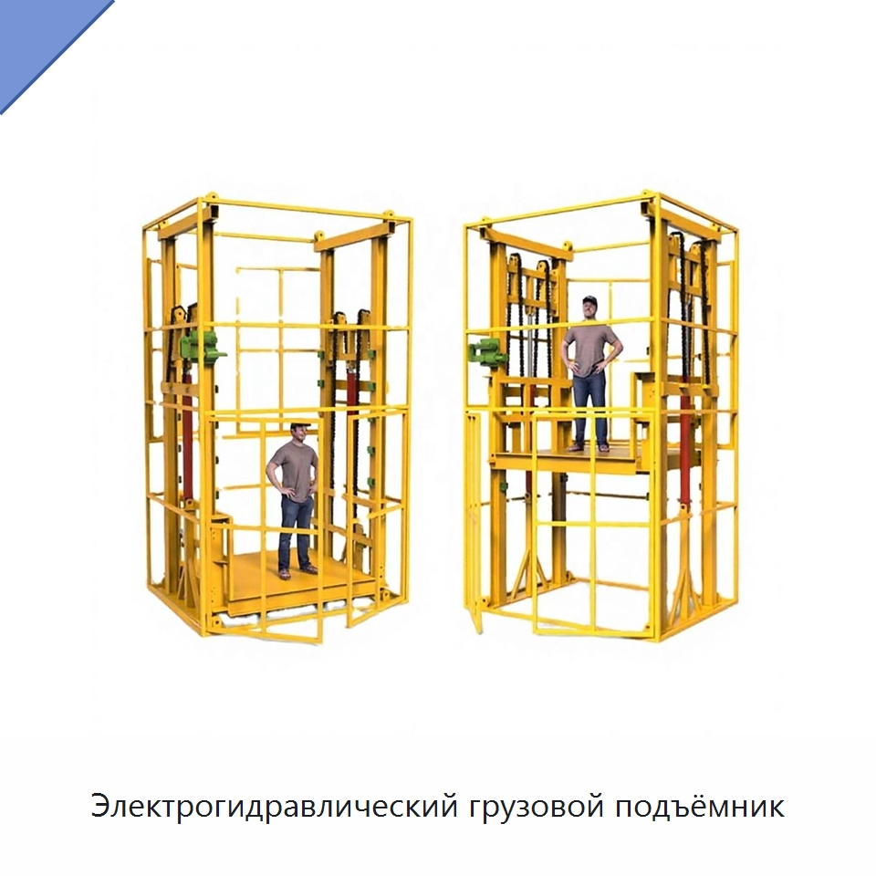 Электрогидравлический грузовой подъёмник — Подъемные столы