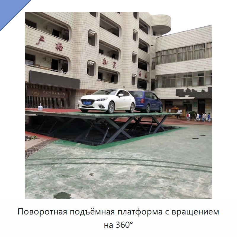 Поворотная подъёмная платформа с вращением на 360° — Подъемные столы
