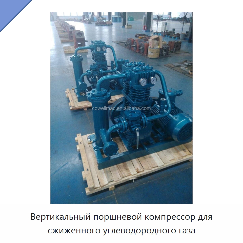 Вертикальный поршневой компрессор для сжиженного углеводородного газа — Промышленные компрессоры