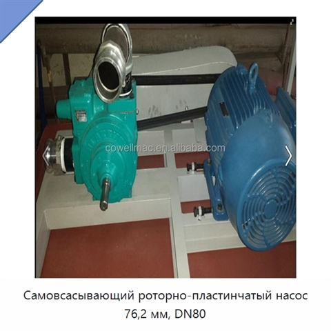 Самовсасывающий роторно-пластинчатый насос 76,2 мм, DN80