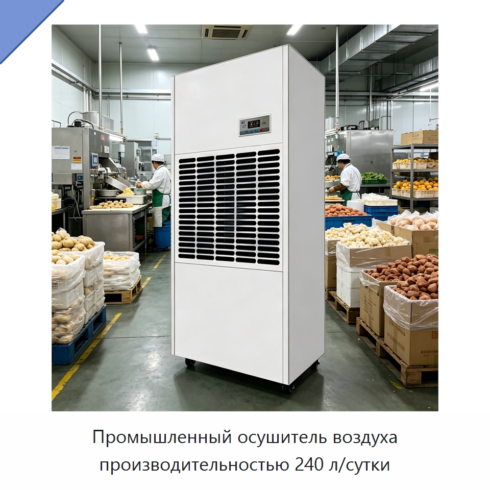 Промышленный осушитель воздуха производительностью 240 л/сутки