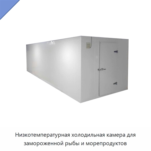 Низкотемпературная холодильная камера для замороженной рыбы и морепродуктов
