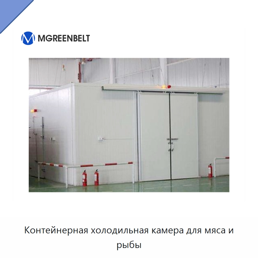 Контейнерная холодильная камера для мяса и рыбы