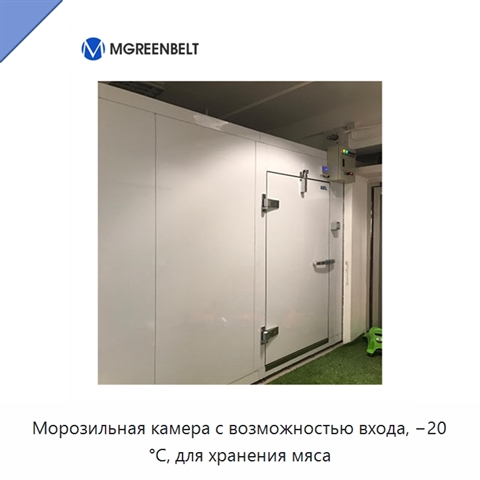 Морозильная камера с возможностью входа, −20 °С, для хранения мяса