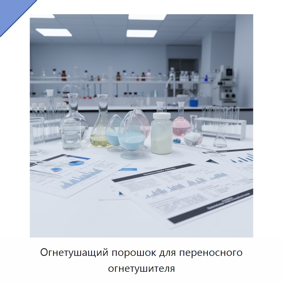 Огнетушащий порошок для переносного огнетушителя